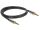 Delock Klinkenkabel 3,5 mm 3 Pin Stecker zu Stecker mit Schraubadapter 1 m