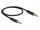 Delock Klinkenkabel 4,4 mm 5 Pin Stecker zu Stecker 0,5 m schwarz