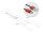 Delock USB Aufrollkabel Typ-A zu USB-C™ schwarz / rot