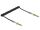 Delock Spiralkabel 3,5 mm 3 Pin Klinkenstecker zu Klinkenstecker mit Schraubadapter 2 m