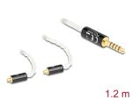 Delock Audio Kabel 4,4 mm 5 Pin Klinkenstecker zu 2 x MMCX Stecker 1,20 m
