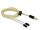 Delock Audio Kabel 3,5 mm 4 Pin Klinkenstecker zu 2 x 2 Pin Stecker 1,25 m