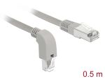 Delock Netzwerkkabel RJ45 Cat.5e SF/UTP unten gewinkelt /...