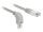 Delock Netzwerkkabel RJ45 Cat.6 S/FTP unten gewinkelt / gerade 1 m