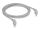 Delock Netzwerkkabel RJ45 Cat.6 S/FTP unten / unten gewinkelt 2 m