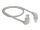 Delock Netzwerkkabel RJ45 Cat.6A S/FTP oben / unten gewinkelt 0,5 m