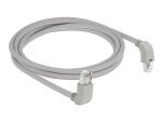 Delock Netzwerkkabel RJ45 Cat.6A S/FTP oben / unten gewinkelt 2 m