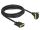 Delock DVI Kabel 18+1 Stecker zu 18+1 Stecker gewinkelt 3 m