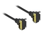 Delock DVI Kabel 18+1 Stecker gewinkelt zu 18+1 Stecker gewinkelt 1 m