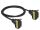 Delock DVI Kabel 18+1 Stecker gewinkelt zu 18+1 Stecker gewinkelt 1 m