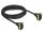 Delock DVI Kabel 18+1 Stecker gewinkelt zu 18+1 Stecker gewinkelt 3 m