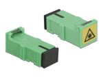 Delock LWL Kupplung mit Laserschutzklappe SC Simplex Buchse zu SC Simplex Buchse 4 Stück