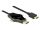 Delock 3 in 1 Monitorkabel mit USB-C™ / DisplayPort / mini DisplayPort Eingang auf HDMI Ausgang mit 4K 60 Hz