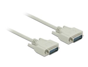 Delock Serielles Kabel D-Sub15 Stecker zu Stecker 5 m