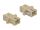 Delock LWL Kupplung SC Simplex Buchse zu SC Simplex Buchse Multimode 4 Stück beige