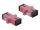 Delock LWL Kupplung SC Simplex Buchse zu SC Simplex Buchse Multimode 4 Stück violett
