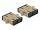 Delock LWL Kupplung SC Duplex Buchse zu SC Duplex Buchse Multimode 4 Stück beige