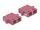 Delock LWL Kupplung SC Duplex Buchse zu SC Duplex Buchse Multimode 4 Stück violett