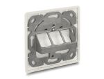 Delock Keystone Anschlussdose 3 Port kompakt