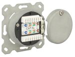 Delock Netzwerk Anschlussdose Unterputz 2 Port RJ45 Cat.6A LSA