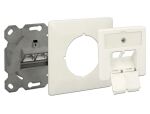 Delock Netzwerk Anschlussdose Unterputz 2 Port RJ45 Cat.6A LSA