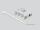 Delock Keystone Modul RJ45 Buchse > LSA Cat.6A UTP weiß