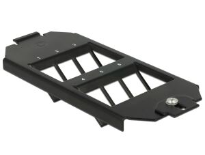 Delock Keystone Halterung 6 Port für Bodentank