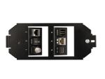 Delock Keystone Halterung 6 Port für Bodentank
