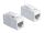 Delock Keystone Modul RJ45 Buchse > RJ45 Buchse Cat.6A UTP weiß