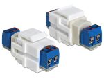 Delock Keystone Modul 2 Pin Terminalblock >...