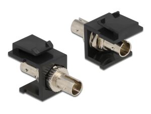 Delock Keystone Modul ST Simplex Buchse > ST Simplex Buchse schwarz