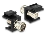 Delock Keystone Modul IEC Buchse > F Buchse schwarz