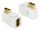 Delock Keystone Modul HDMI Buchse > HDMI Buchse 90° gewinkelt weiß