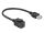 Delock Keystone Modul USB 2.0 C Buchse > USB 2.0 A Buchse mit Kabel