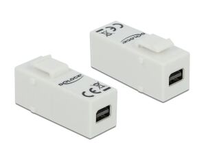 Delock Keystone Modul mini DisplayPort Buchse > mini DisplayPort Buchse