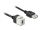Delock Keystone Modul USB 2.0 C Buchse > USB 2.0 A Buchse mit Kabel