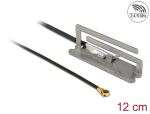 Delock WLAN 802.11 ac/ax/a/h/b/g/n Antenne I-PEX Inc., MHF® 4L Stecker 1,6 dBi 1.13 12 cm PIFA intern