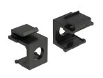 Delock Keystone Abdeckung schwarz mit 8 mm Durchführung 4 Stück