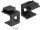 Delock Keystone Abdeckung schwarz mit 8 mm Durchführung 4 Stück