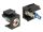 Delock Keystone LED rot 6 V flach, schwarz