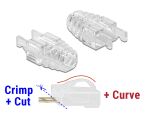 Delock Knickschutz für RJ45 Crimp+Cut+Curve Stecker 20 Stück