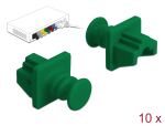 Delock Staubschutz für RJ45 Buchse 10 Stück grün