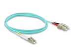 Delock Kabel Lichtwellenleiter LC zu SC Multimode OM3 2 m