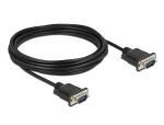 DeLOCK Seriell Kabel RS-232 D-Sub 9 Stecker zu Stecker mit schmalem Steckergehäuse 5 m