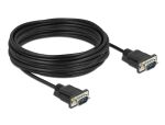 DeLOCK Seriell Kabel RS-232 D-Sub 9 Stecker zu Stecker mit schmalem Steckergehäuse 10 m