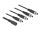 Delock DC Verteilerkabel 5,5 x 2,1 mm 1 x Buchse zu 4 x Stecker verschraubbar