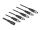Delock DC Verteilerkabel 5,5 x 2,1 mm 1 x Buchse zu 5 x Stecker verschraubbar