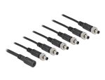 Delock DC Verteilerkabel 5,5 x 2,1 mm 1 x Buchse zu 6 x...