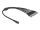 Delock DC Verteilerkabel 5,5 x 2,1 mm 1 x Buchse zu 6 x Stecker verschraubbar