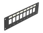 Delock Keystone Halterung 8 Port Panel Einbau